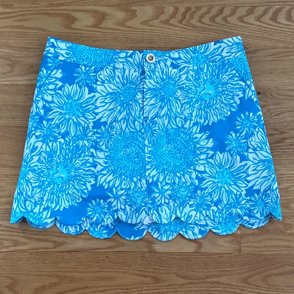 Lilly Pulitzer NWOT Scalloped Hem Colette Skort (4)